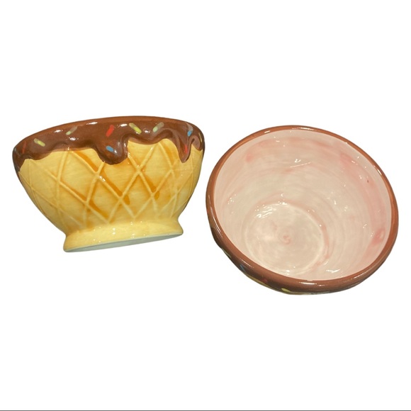 Ceramic iced cream bowls - Picture 4 of 5